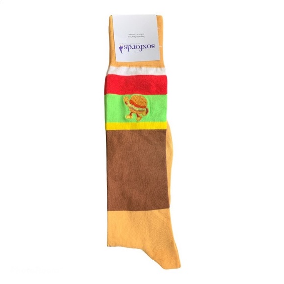 NWT Soxfords Men’s Socks “Golden Arches” SZ 8-12 - Picture 7 of 7